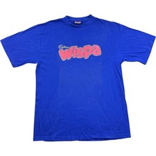 Clique T Shirt Large Men's Blue Cotton Vintage Cadburys Wispa Graphic Chocolate