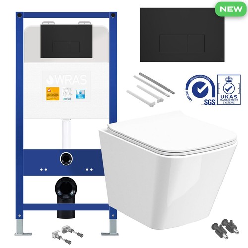 Square rimless wall - square,