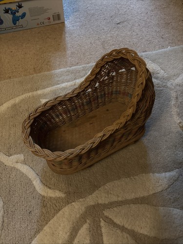 Vintage natural wicker baby - wicker,
