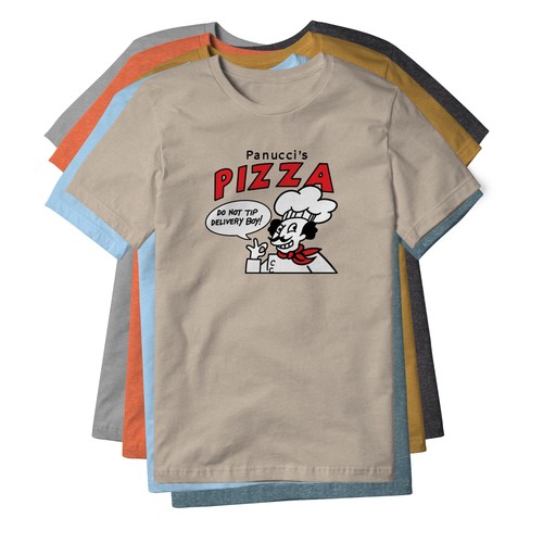 Panucci pizza blend tee - pizza,