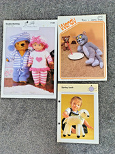 3 X Toy Knitting Patterns