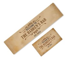 Personalised Beer Mat Label