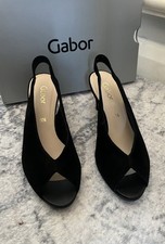 Gabor Suede Leather Black