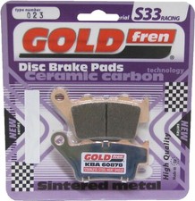 Goldfren S33 Brake Pads Rear For Bmw F 650 GS Dakar Single Cylinder 1999-2003