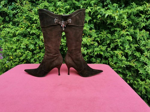 Karen millen brown suede - karen,