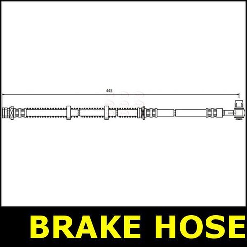 Brake hose front - hose,