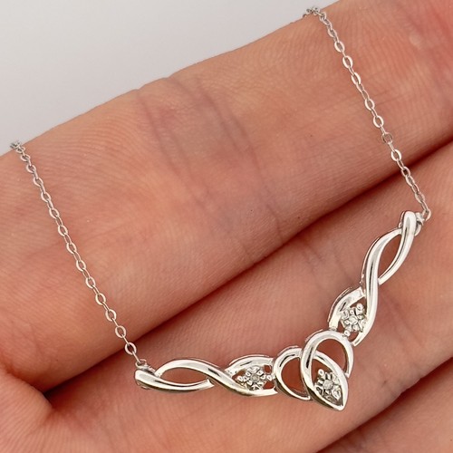 9ct white gold diamond - 9ct,