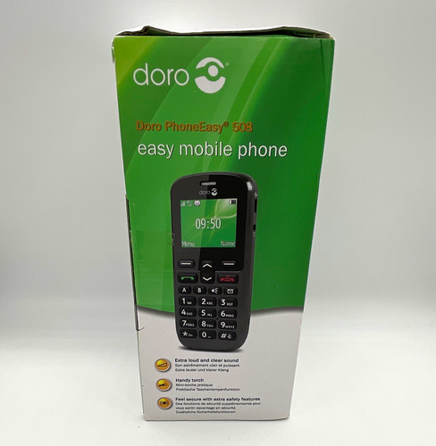Doro phoneeasy 508 black bar - doro,
