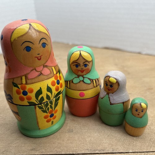Vintage russian nesting dolls - vintage,