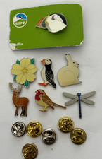 Lot Of 7 RSPB  Enamel Pin