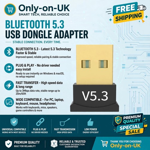 Usb bluetooth dongle 3 - dongle, 5.3