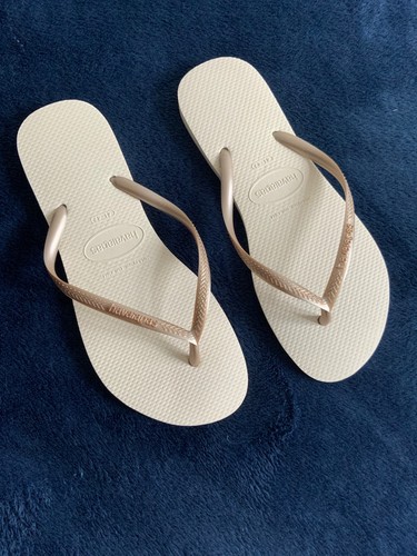 Havaianas cream gold - havaianas, slim