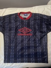 Men's Vintage Umbro Drill Training Top 1990s, Size XXL