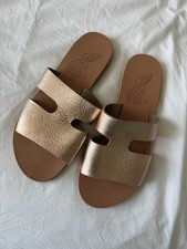 Ancient Greek sandals rose