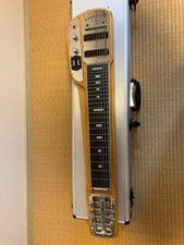 GUYATONE 8 Strings Electric Lap Steel Guitar Hawaiian with Hard Case