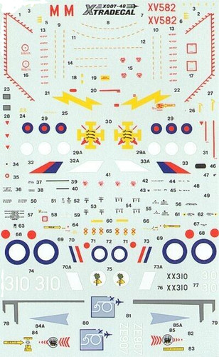Xtradecal x48007 raf - x48007,