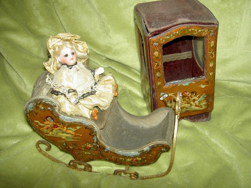 Antique boudoir doll french - doll,