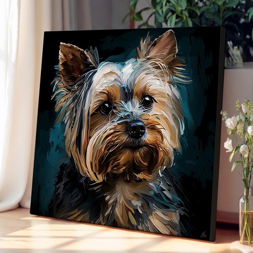 Yorkshire terrier painting - terrier,