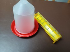 Poultry Waterfowl Bird Feeding/water Containers Plastic P&T Poultry