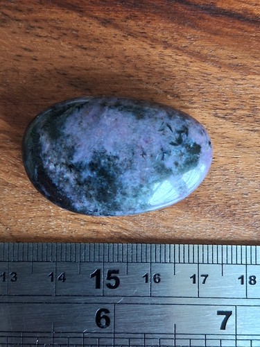 Charoite crystal palm stone