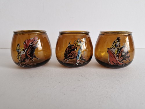 Vintage amber bullfighter - vintage,