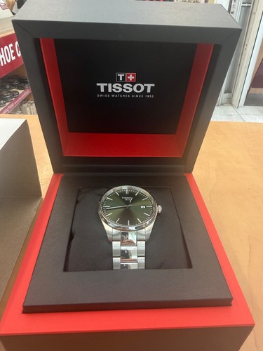Tissot pr100 green dial - tissot,