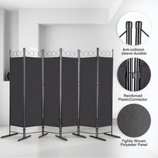 Folding Room Divider 6 Panel