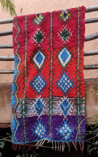 Vintage moroccan berber wool - moroccan,