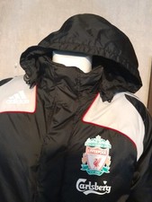 Liverpool Coat DUGOUT ADIDAS SIZE 36 - 38 Medium (Broken Zip) 