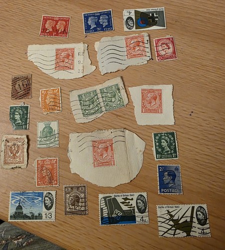 Vintage postage stamp mix - stamp,