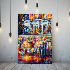 Leonid Afremov SHERLOCK HOLMES 30"x24" LIMITED EDITION GICLEE ORIGINAL