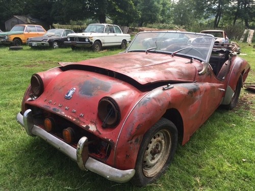 Triumph tr3a parts car body - parts,