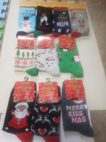 Ladies christmas socks - ladies,