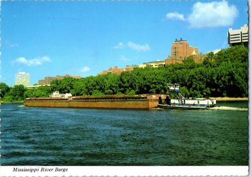 Mississippi river barge - mississippi,