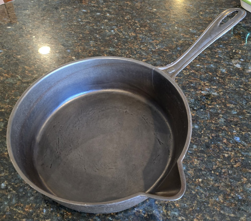Antique cast iron deep - 10.5”,