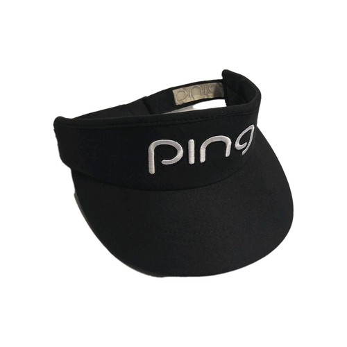 Ping golf black visor - black, hat