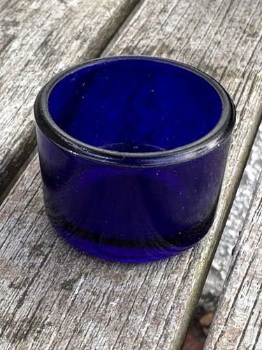 Cobalt blue glass liner insert - blue,