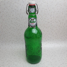 Grolsch 1.5L Green Swing Top Beer Bottle | Premium Lager Empty Glass Collectible