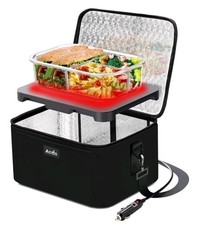 Aotto Portable Oven Electric Lunch Box Food Heater - 12V/24V 2-in-1 Car Food NEW