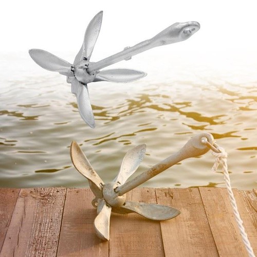 Grapnel boat anchor - boat,