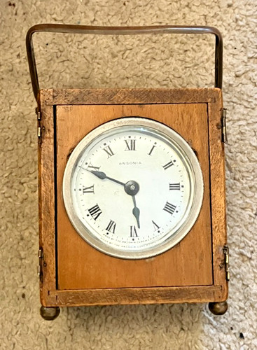 Vintage ansonia wood cased - ansonia,