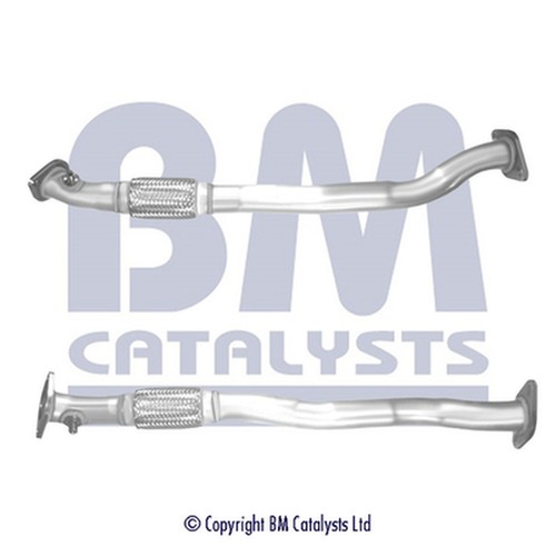 Centre exhaust pipe - pipe, for