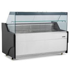 NEW SERVE OVER COUNTER FRIDGE DELI CAFE WITH UNDERSTORAGE WHITE 1965mm £1665+VAT