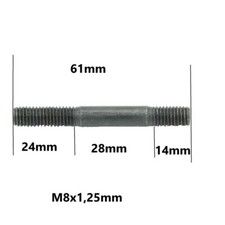 Stud bolt exhaust manifold