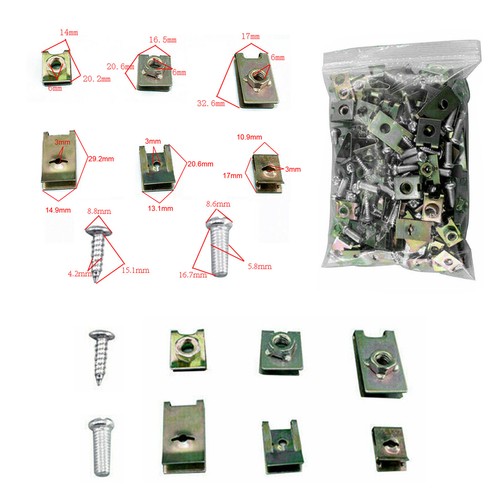 100pcs car fasteners door - 100pcs,