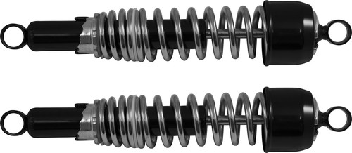 Shock absorbers rear chrome - shock,
