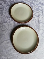 2 DENBY CINNAMON TEA PLATES 7.2 INCHES  