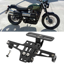 Motorcycle License Number Plate Frame Holder Tail Bracket For Triumph Scrambler