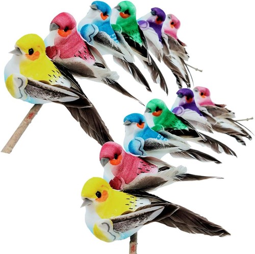 12pcs artificial birds feather - 12pcs,