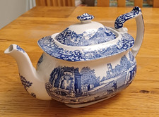 Spode Blue Italian Teapot